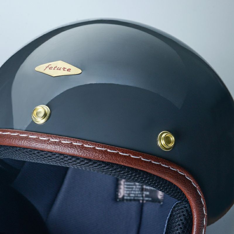 DEREKシリーズ ジェットヘルメット グラファイトグレー feture 4