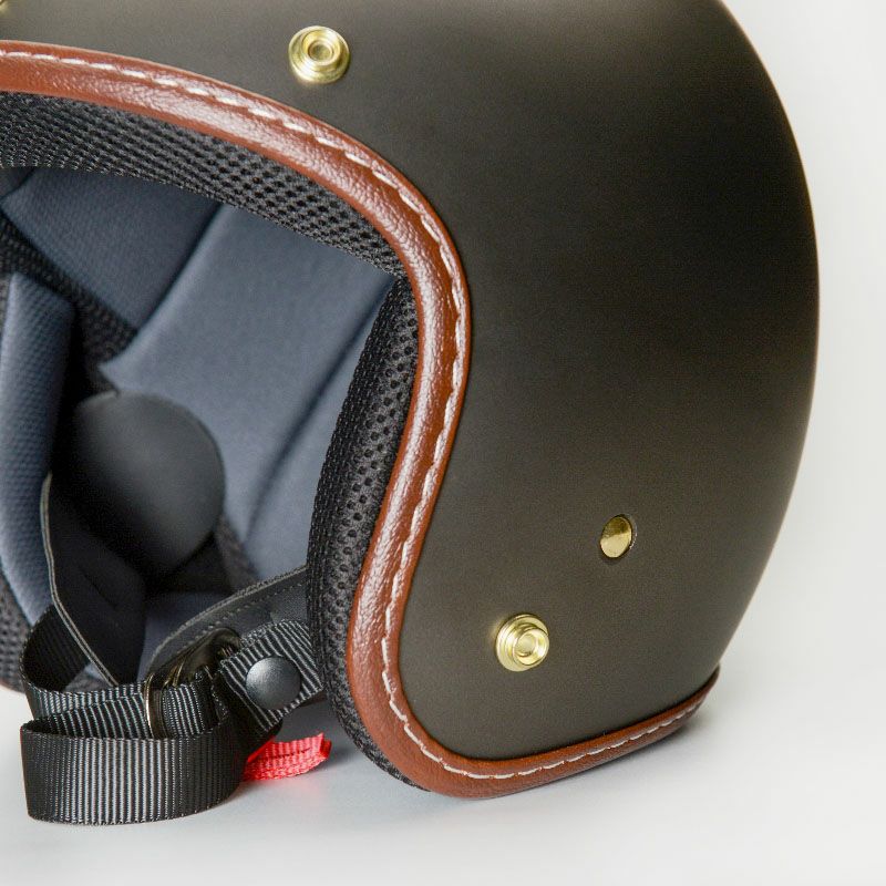 DEREKシリーズ ジェットヘルメット マットアイアン feture 5