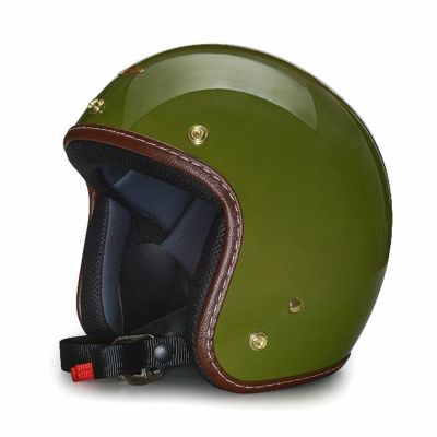 【SALE】DEREKシリーズ ジェットヘルメット オリーブグリーン feture