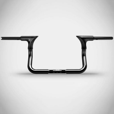 2008～2023 ストリートグライド、エレクトラグライド イーグル 10インチ ハンドルバー (グロスブラック) ザード