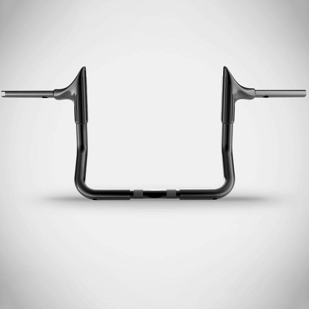 2008～2023 ストリートグライド、エレクトラグライド ブル 12インチ ハンドルバー (グロスブラック)1