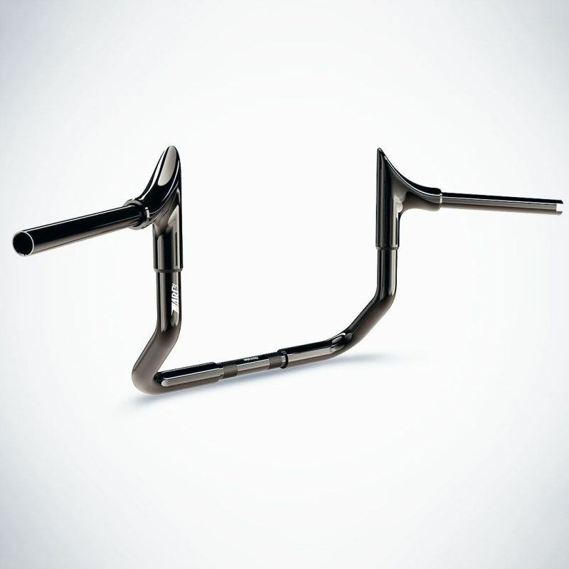 2008～2023 ストリートグライド、エレクトラグライド ブル 12インチ ハンドルバー (ブラッククローム)