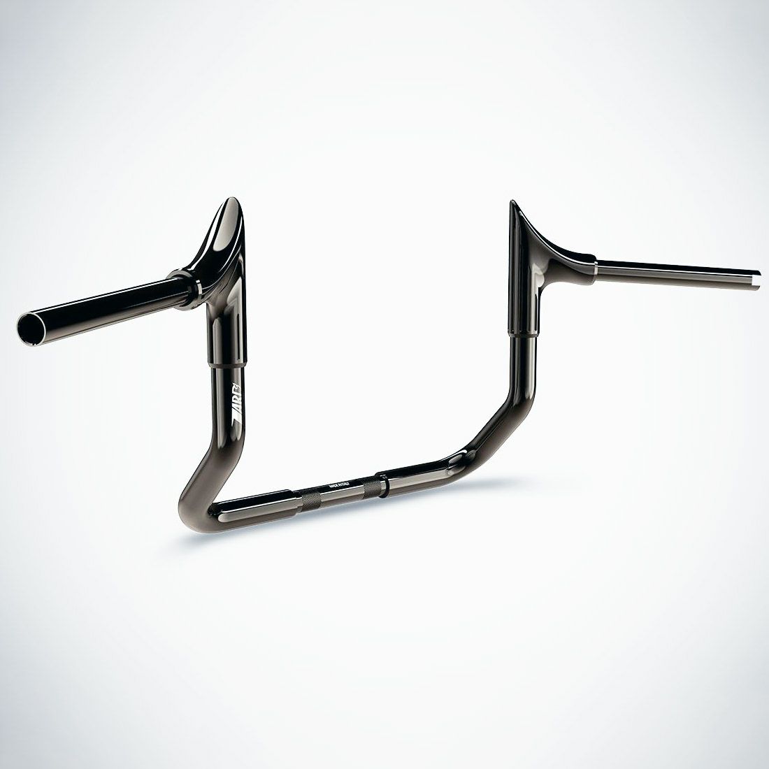 2008～2023 ストリートグライド、エレクトラグライド ブル 12インチ ハンドルバー (ブラッククローム)