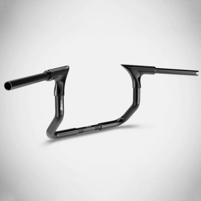 2008～2023 ストリートグライド、エレクトラグライド イーグル 12インチ ハンドルバー (グロスブラック) ザード