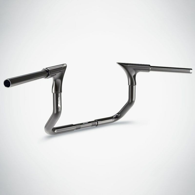  2008～2023 ストリートグライド、エレクトラグライド イーグル 12インチ ハンドルバー (ブラッククローム)