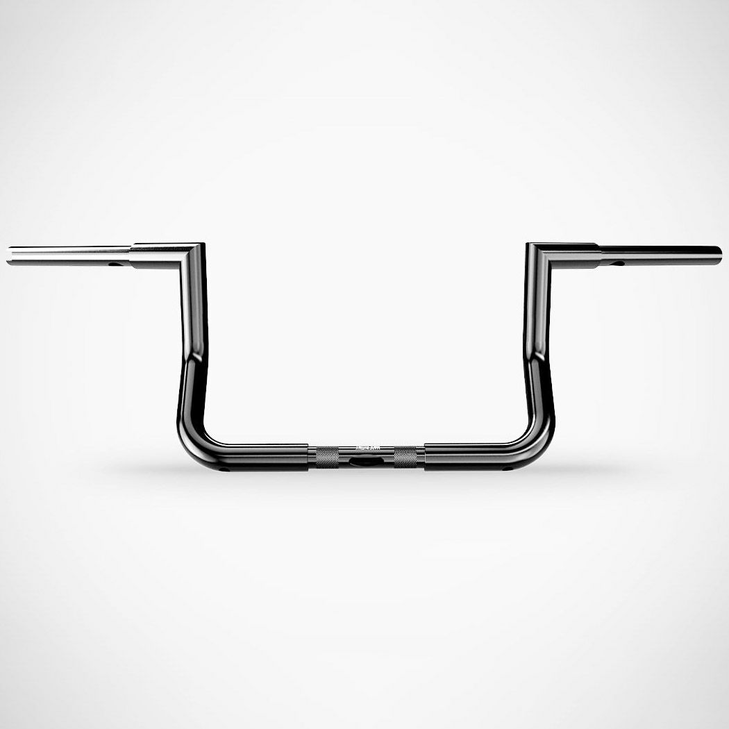 2008～2023 ストリートグライド、エレクトラグライド バット 10インチ ハンドルバー (ブラッククローム)1