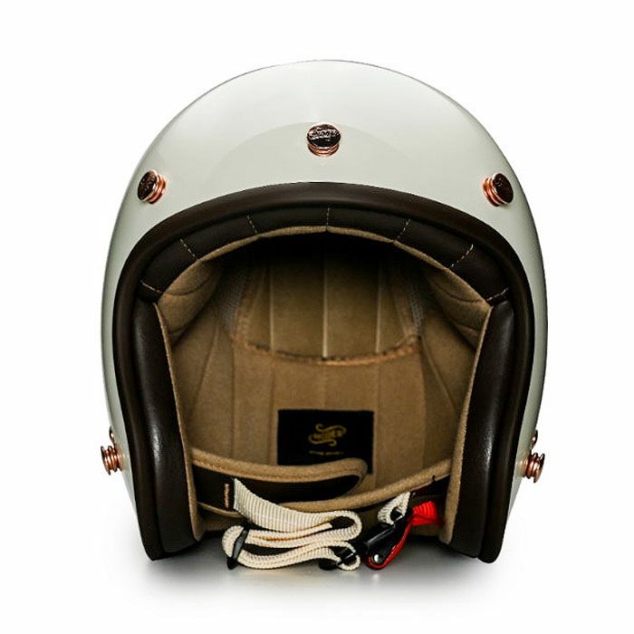 BELLEシリーズ スモールシェル ジェットヘルメット ブライトココナッツミルクホワイト feture 2