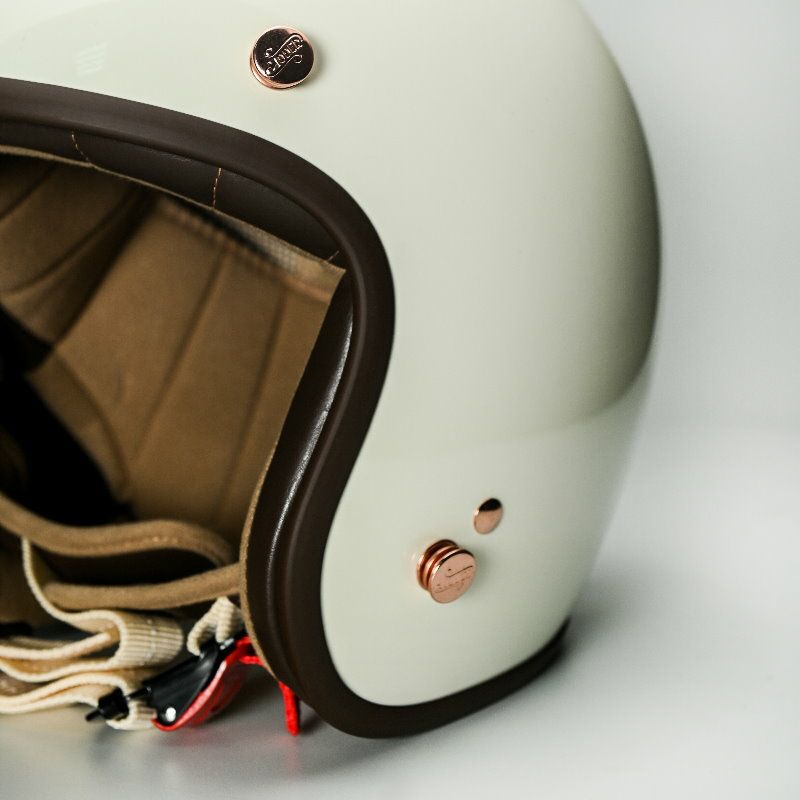 BELLEシリーズ スモールシェル ジェットヘルメット ブライトココナッツミルクホワイト feture 5