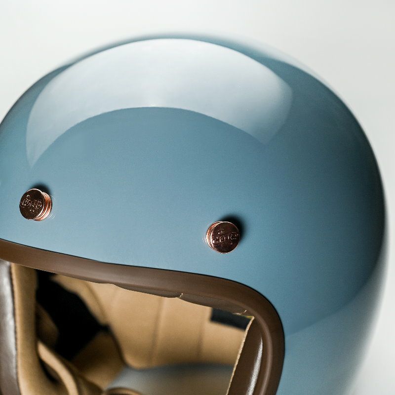 MODER BELLEシリーズ スモールシェル ジェットヘルメット ブライトデザートブルー feture 4