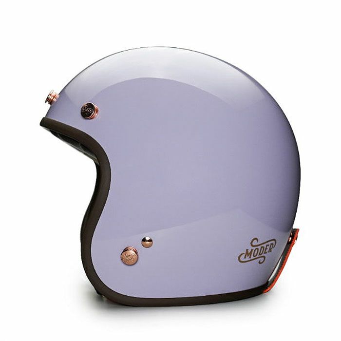 MODER BELLEシリーズ スモールシェル ジェットヘルメット ブライトライラック feture 3