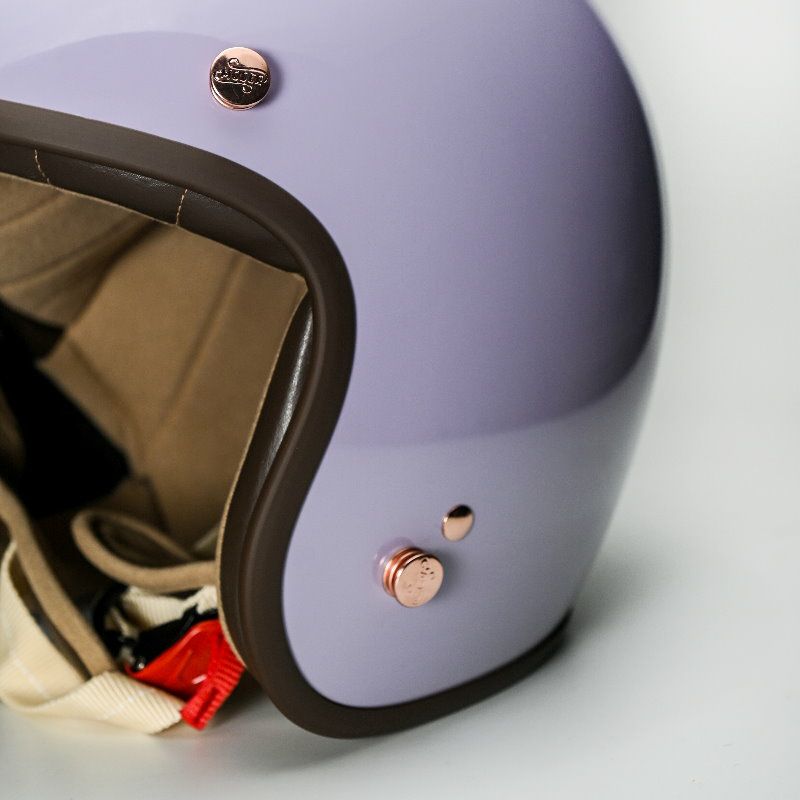 MODER BELLEシリーズ スモールシェル ジェットヘルメット ブライトライラック feture 5