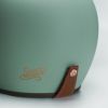 MODER BELLEシリーズ スモールシェル ジェットヘルメット フラットグレーグリーン feture 6