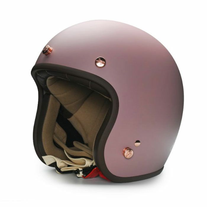 MODER BELLEシリーズ スモールシェル ジェットヘルメット フラットフランスピンク feture