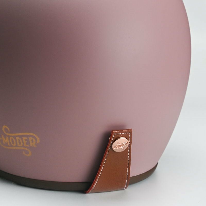 MODER BELLEシリーズ スモールシェル ジェットヘルメット フラットフランスピンク feture 6