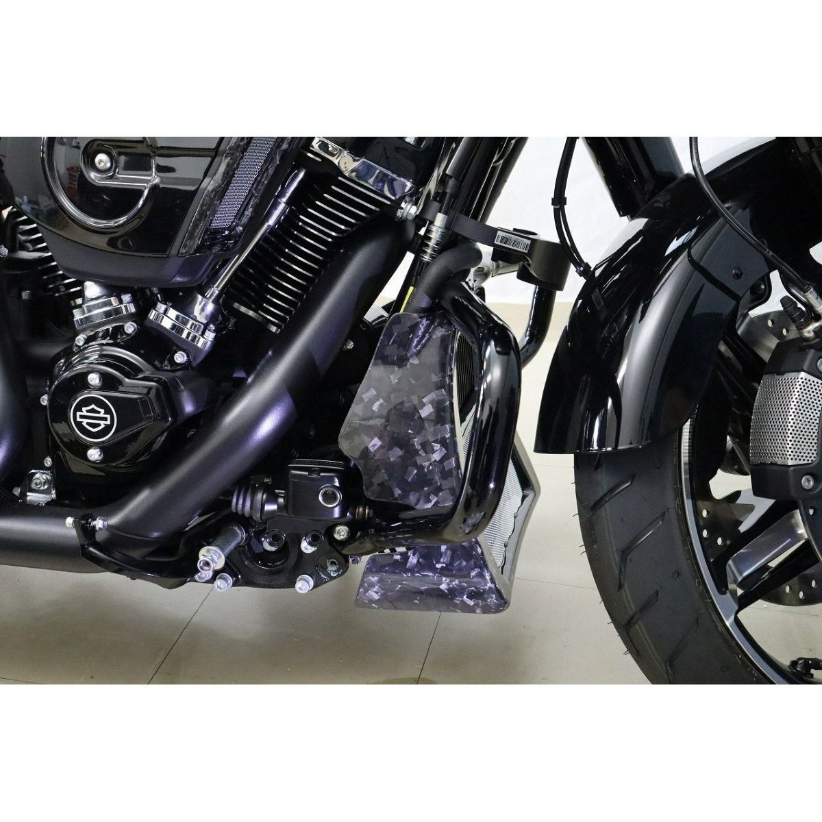  2024以降 ツーリング ドライカーボン・ラジエターカバー (フォージド/艶消し)3