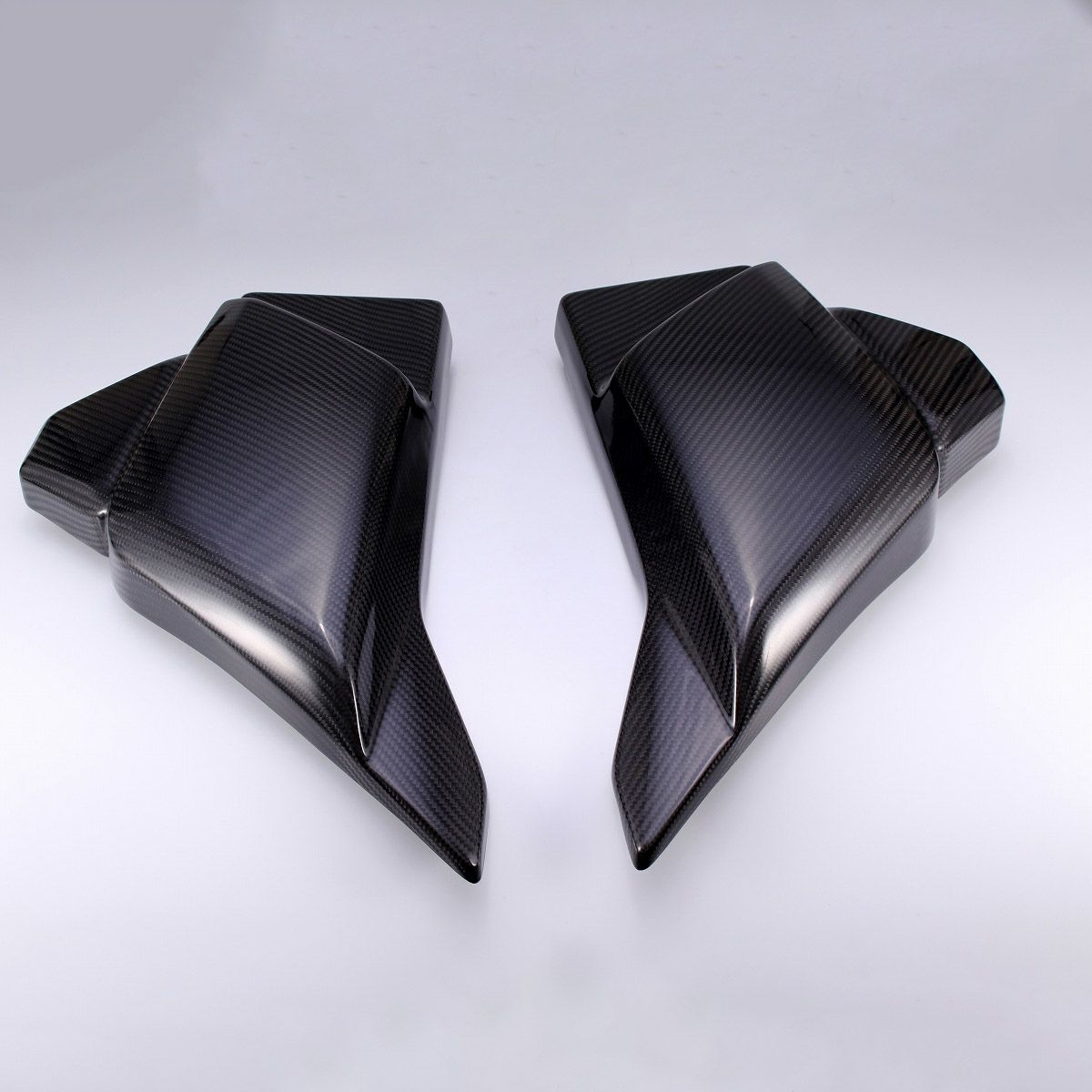 2024以降 ツーリング ドライカーボン・サイドカバーセット (綾織り/艶有り)3