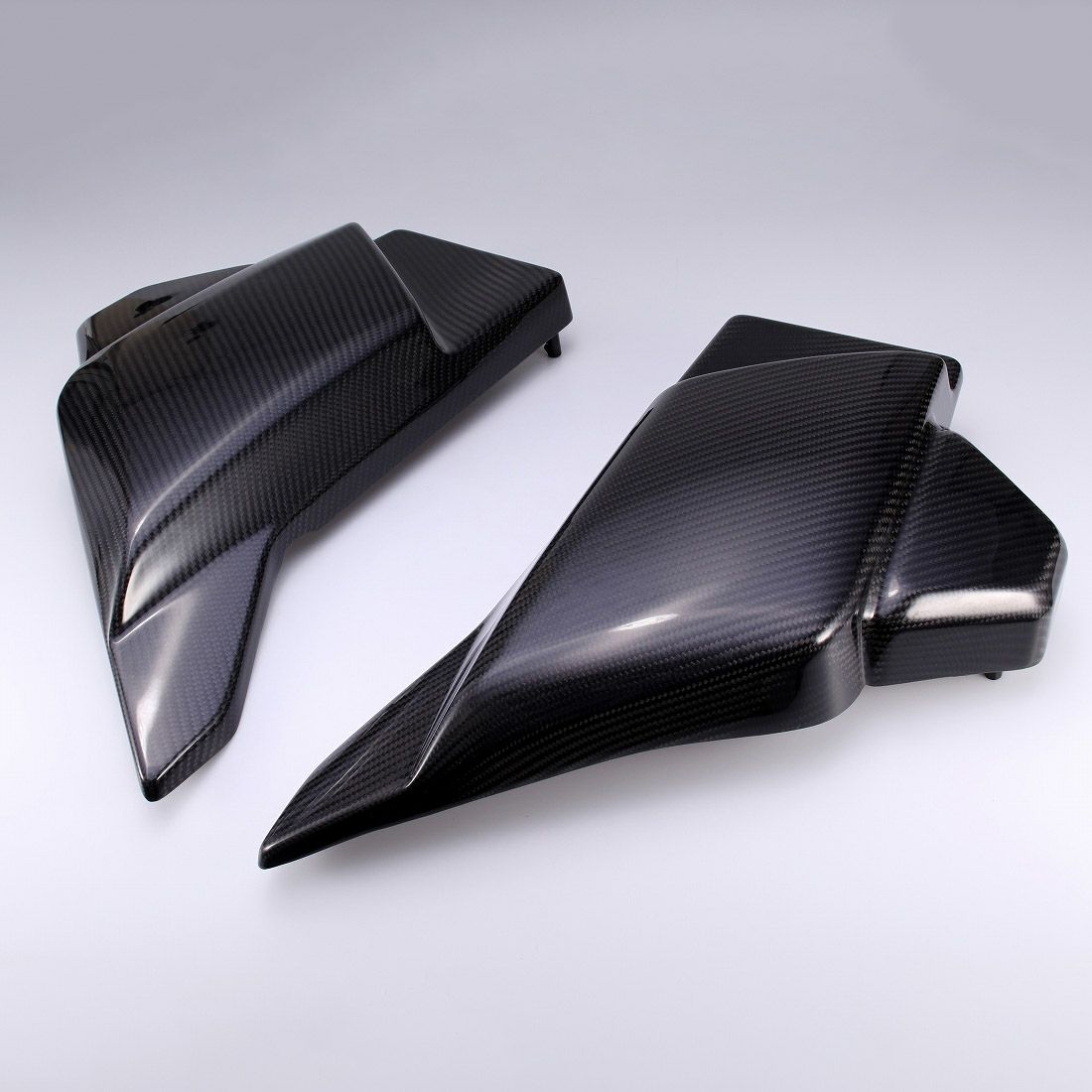 2024以降 ツーリング ドライカーボン・サイドカバーセット (綾織り/艶消し)1