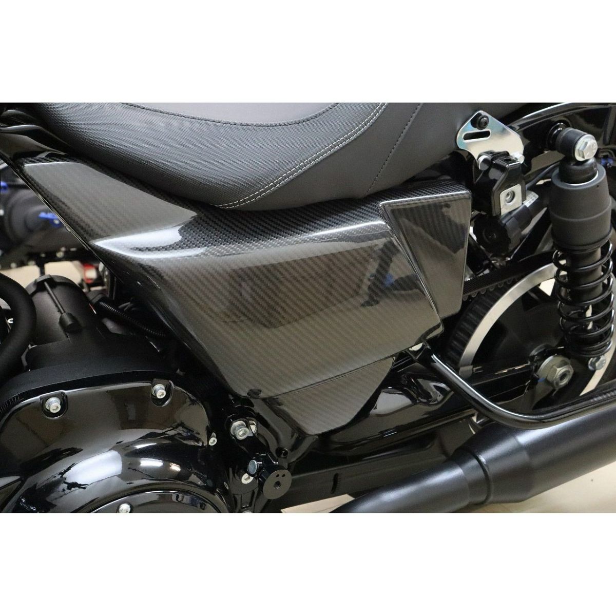 2024以降 ツーリング ドライカーボン・サイドカバーセット (綾織り/艶消し)3