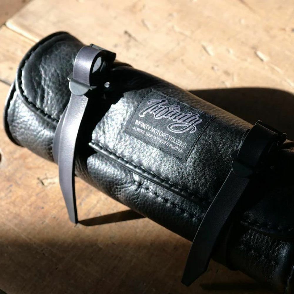 ATELIER CHERRY × INFINITY 本革製 オリジナルツールロール ブラック 