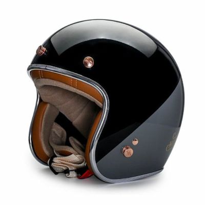 MODER ARONシリーズ ジェットヘルメット ブラック feture