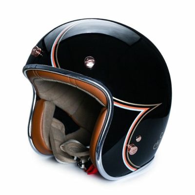 MODER JONESシリーズ ジェットヘルメット ブラック feture