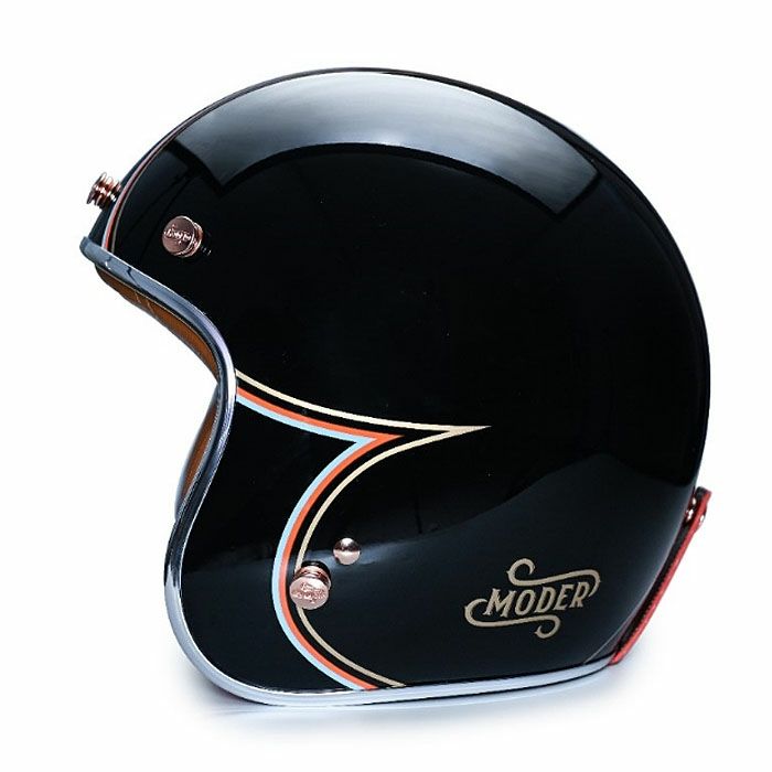 MODER JONESシリーズ ジェットヘルメット ブラック feture 3