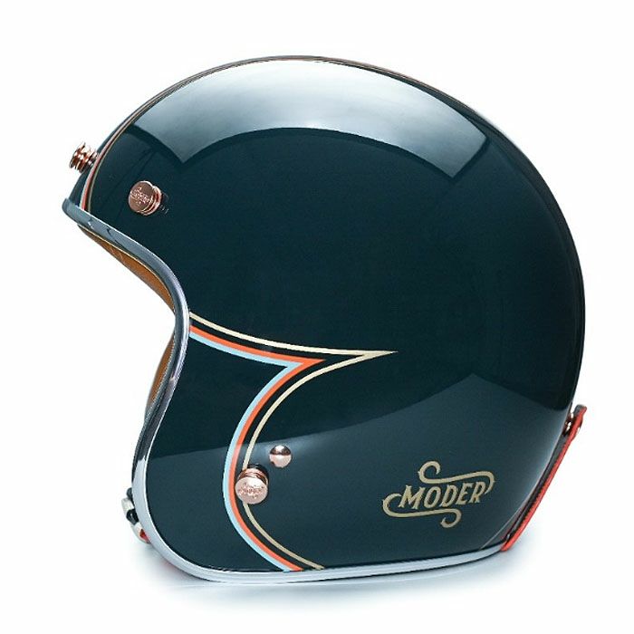 MODER JONESシリーズ ジェットヘルメット ミッドナイトブルー feture 3