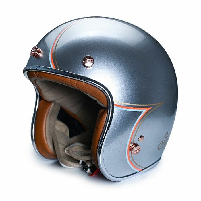 MODER JONESシリーズ ジェットヘルメット スターシルバー feture