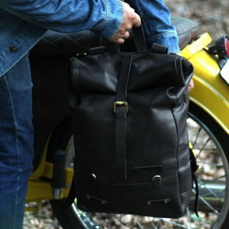 バックパックパニア サドルバッグ ブラック Trip Machine 