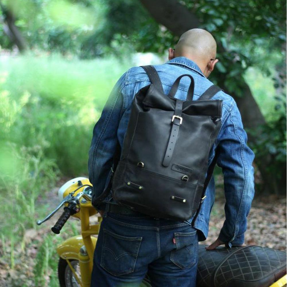 バックパックパニア サドルバッグ ブラック Trip Machine 