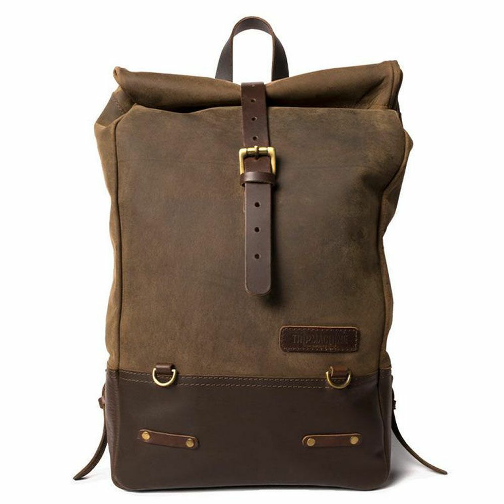  バックパックパニア サドルバッグ タバコブラウン Trip Machine 