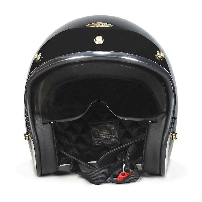 ANDRESシリーズ インナーバイザー ジェットヘルメット ブラック feture 2