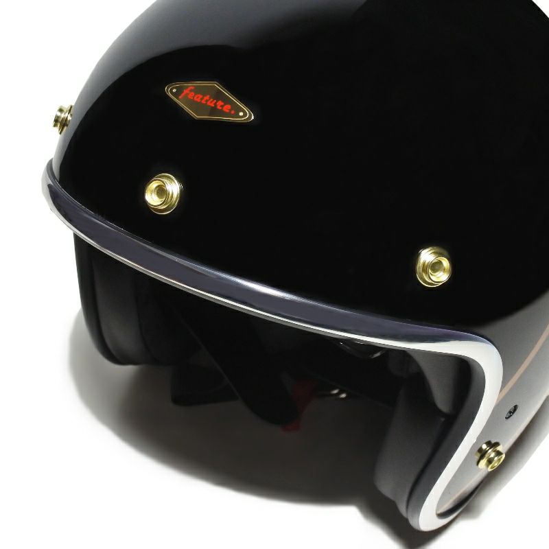 ANDRESシリーズ インナーバイザー ジェットヘルメット ブラック feture 4