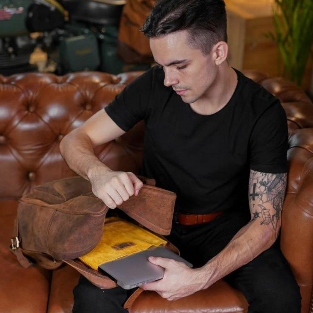 ウエストウッド バックパック タバコブラウン Trip Machine 