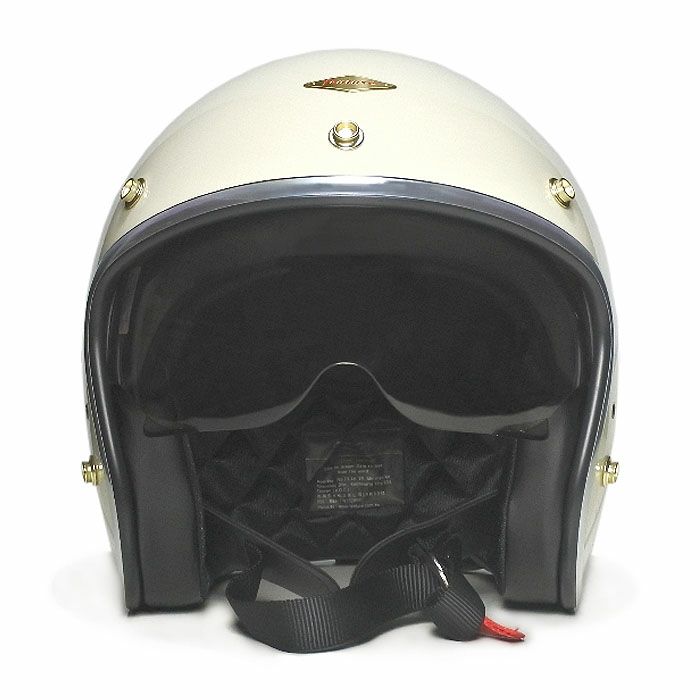 ANDRESシリーズ インナーバイザー ジェットヘルメット アイボリーホワイト feture 2