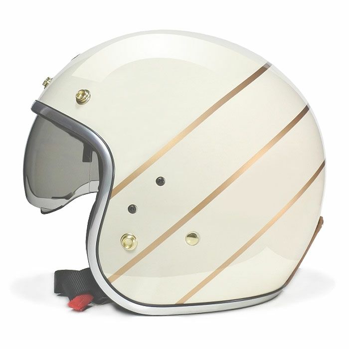 ANDRESシリーズ インナーバイザー ジェットヘルメット アイボリーホワイト feture 3