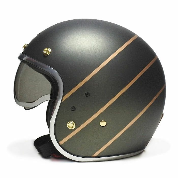 ANDRESシリーズ インナーバイザー ジェットヘルメット オリーブグリーン feture 3