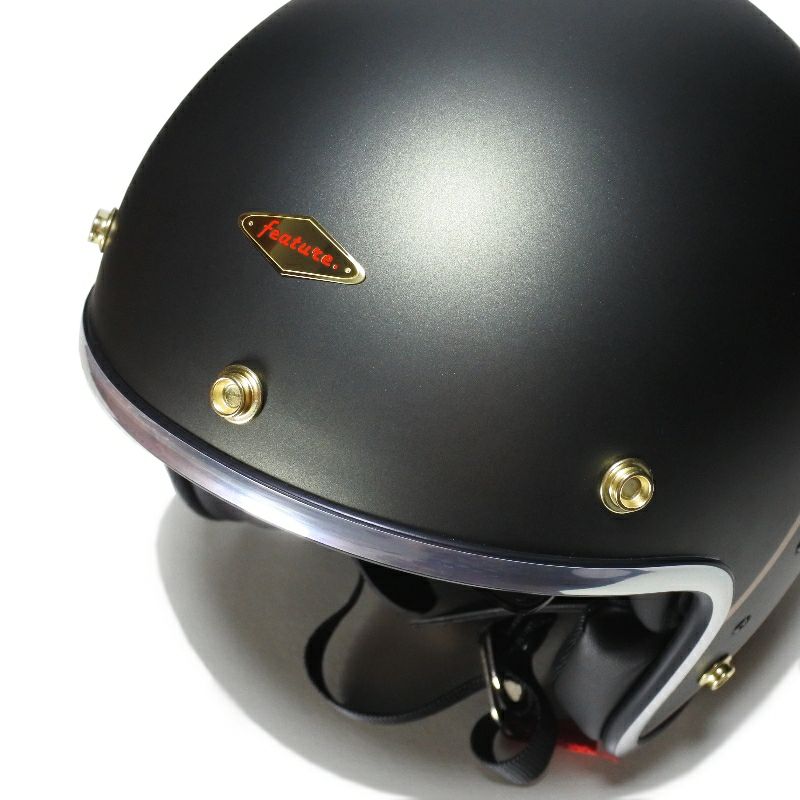 ANDRESシリーズ インナーバイザー ジェットヘルメット オリーブグリーン feture 4