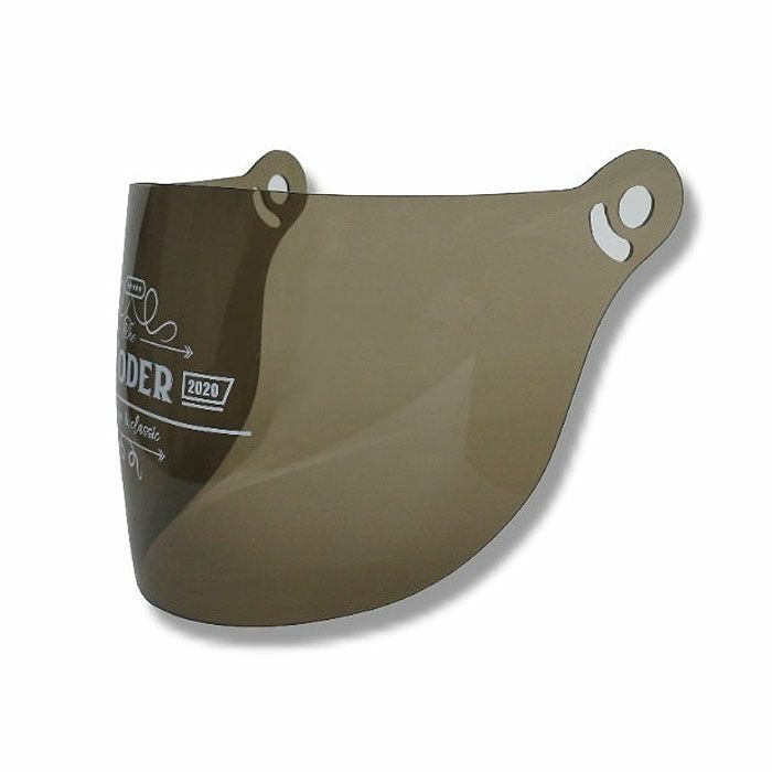 MODER ADELINEシリーズヘルメット用 シールド ライトスモーク feture