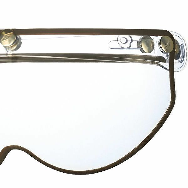 フリップアップ ハーフシールド ブラウントリム クリアー feture 3