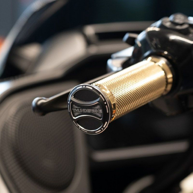 サンダーバイク トルク2.0デザイン グリップ/フットペグ エンド