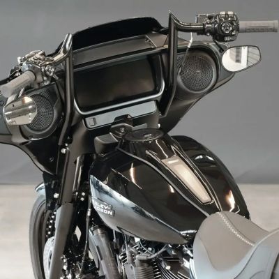 2024以降 ストリートグライド/ウルトラ ブレードランナー2 エイプハンドルバー (ブラック) サンダーバイク