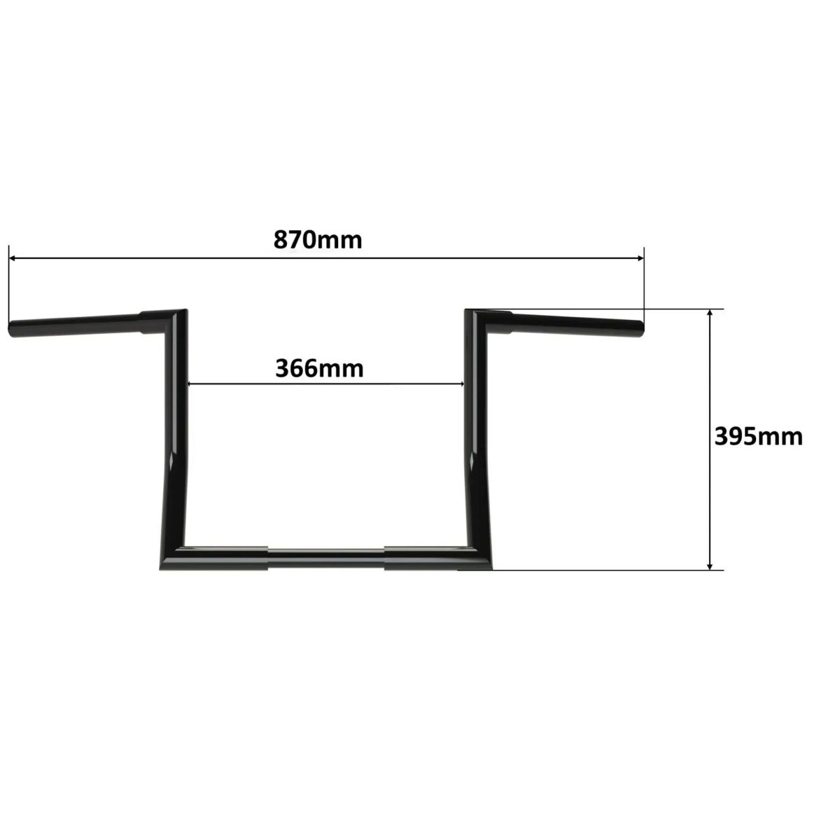 2024以降 ストリートグライド/ウルトラ フリップ2 エイプハンドルバー (ブラック)6