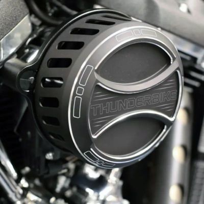 M8 ツーリング、ソフテイル トルク2.0 TBロゴ ハイフローエアクリーナキット サンダーバイク