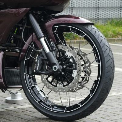 2024以降 ツーリング 23インチ用 フロントフェンダー (未塗装) サンダーバイク