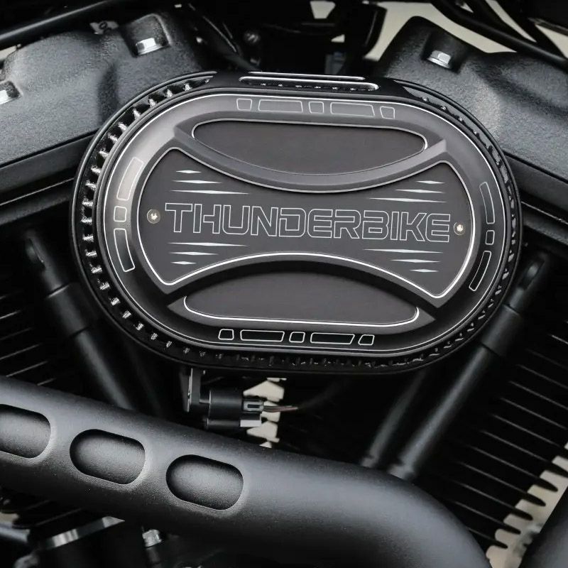 M8 ツーリング、ソフテイル トルク2.0 TBロゴ オーバルエアクリーナーカバー