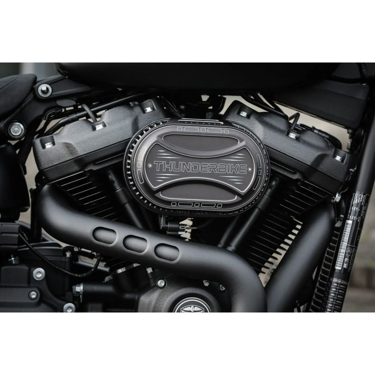 M8 ツーリング、ソフテイル トルク2.0 TBロゴ オーバルエアクリーナーカバー1