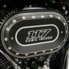  M8 ツーリング、ソフテイル ドリルド117 オーバルエアクリーナーカバー
