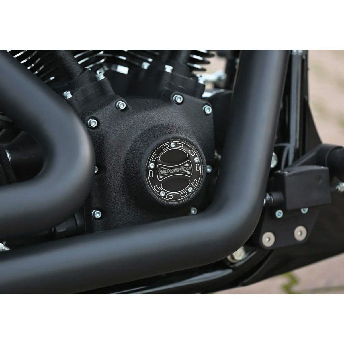 ツインカム ツーリング、ソフテイル、ダイナ トルク2.0デザイン TBロゴ入り タイマーカバー2