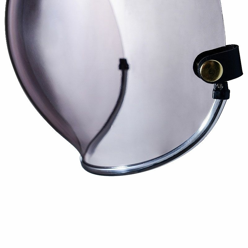 フリップアップ バブルシールド シルバートリム ライトスモーク feture 4